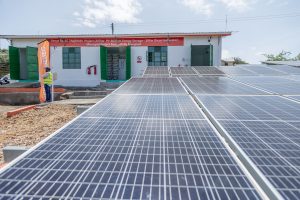 CS Commissioning of Takwiri Island solar mini-grid in Homa Bay County